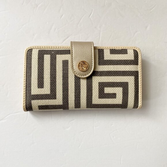 Spartina 449 De Renne Line & Leather 3-Piece Set Wallet - Picture 2 of 10